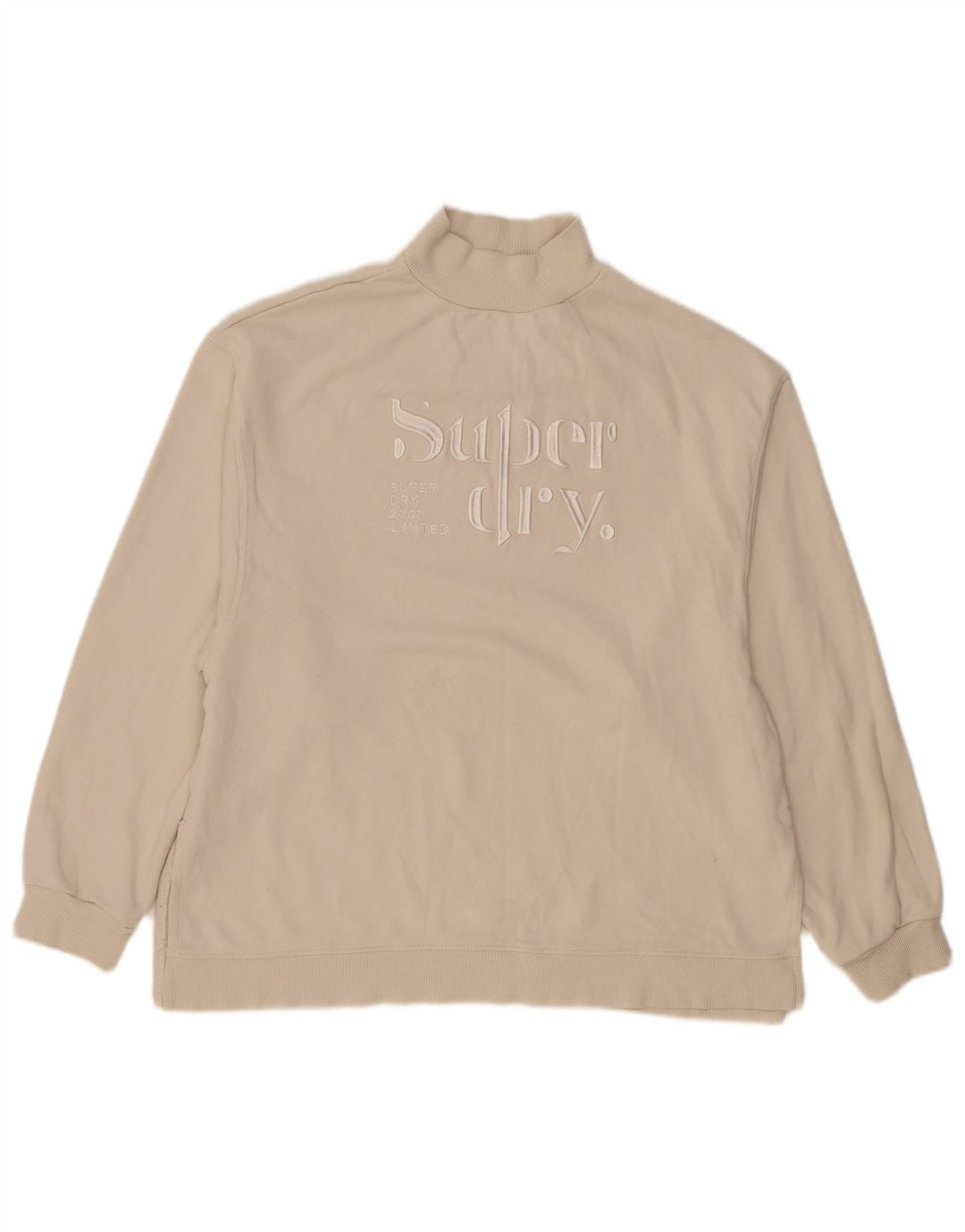 Damski sweter oversize Superdry Graphic UK 12, średni beż