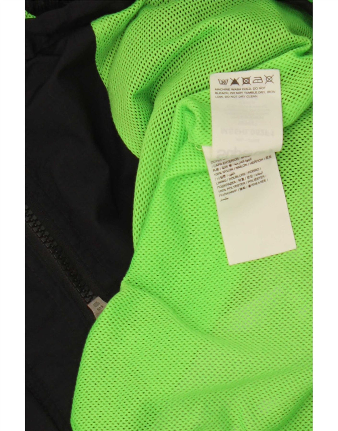 Damska kurtka wiatrówka Superdry The Windcheater UK 16, duża, czarna nylonowa