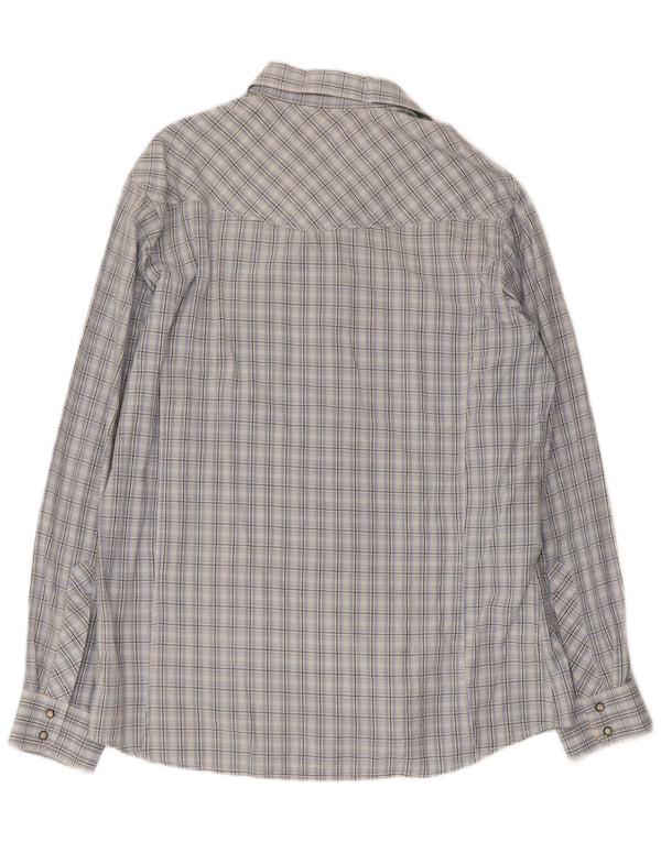 Koszula męska Marlboro Classics 2XL, bawełniana niebieska kratka