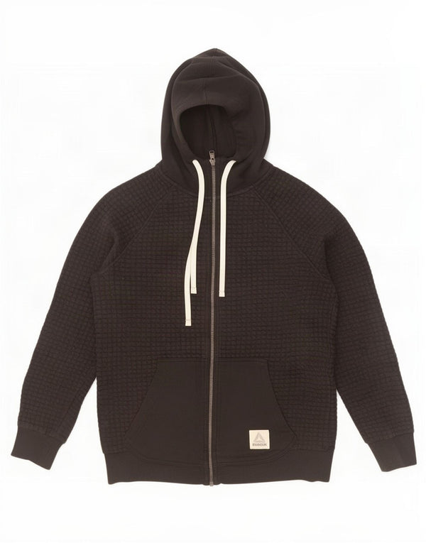 Damski sweter z kapturem i zamkiem Reebok UK 12/14, średni czarny, bawełniany