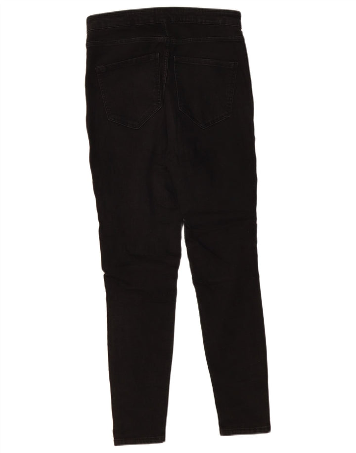 Damskie jeansy obcisłe ZARA Trafaluc z wysokim stanem EU 40 Medium W30 L27 czarne