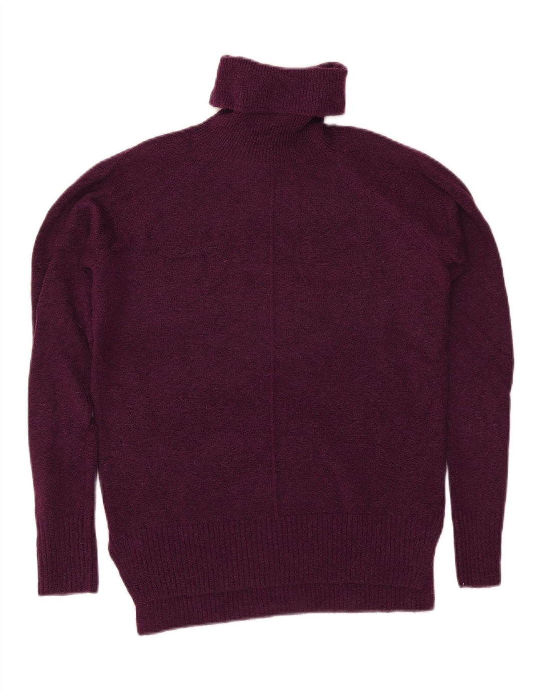 Damski sweter oversize HOBBS z okrągłym dekoltem UK 10 Small Burgundy