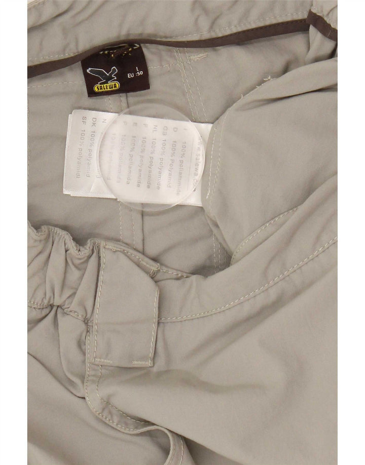 SALEWA Męskie spodenki cargo duże W34 Szary nylon