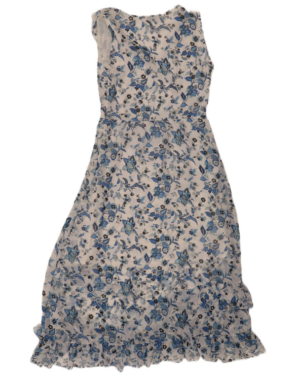 Damska sukienka maxi bez rękawów LIU JO IT 40 w małe białe kwiaty