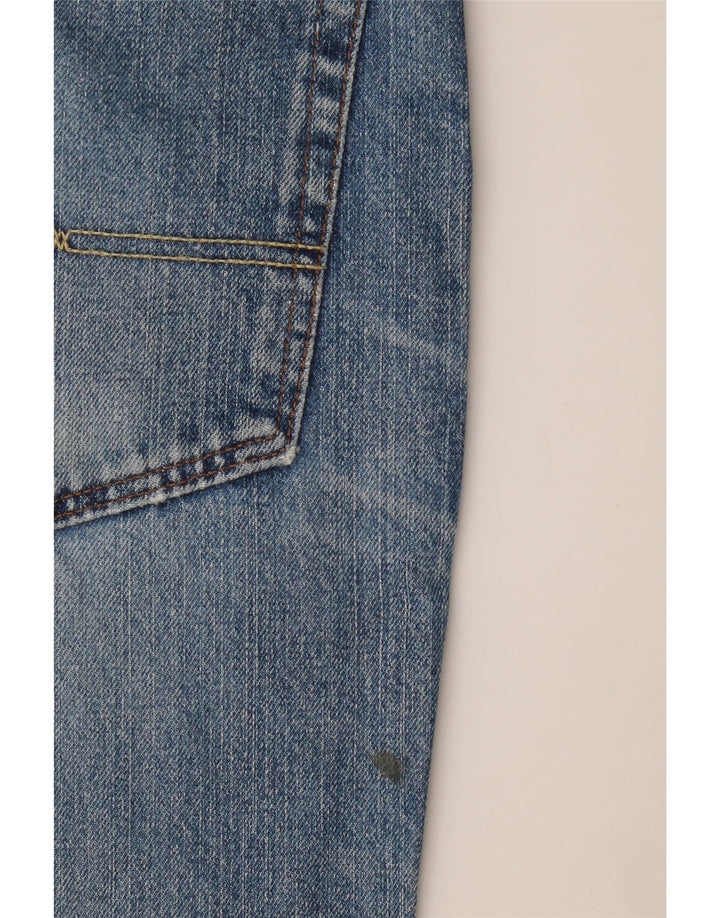 WRANGLER Męskie proste dżinsy W36 L34 Niebieskie, bawełniane