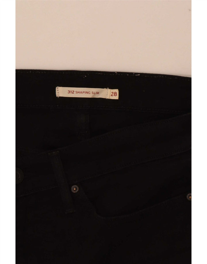 Damskie jeansy Levi's 312 Shaping W28 L31 Czarne
