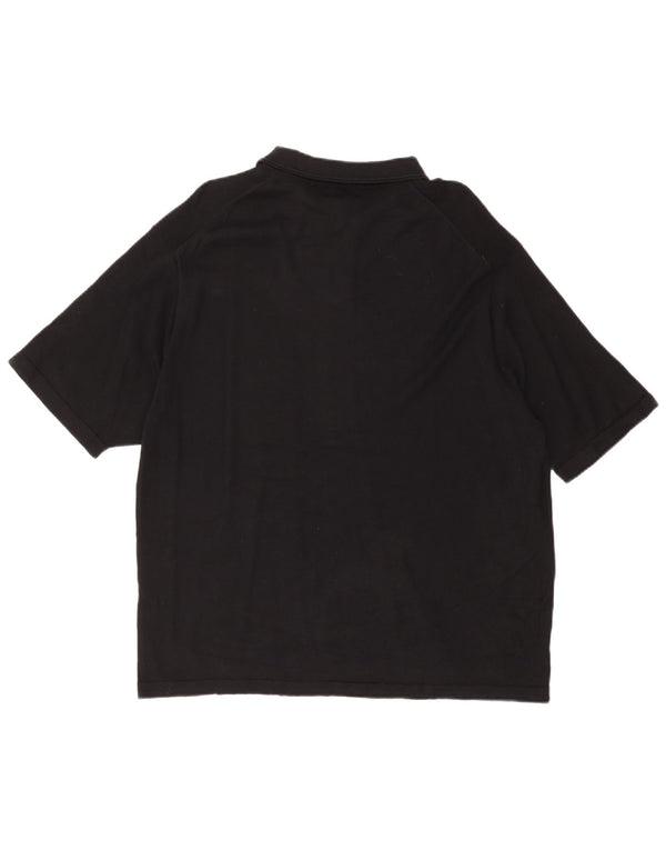 Męska koszulka polo DOCKERS XL, czarny jedwab