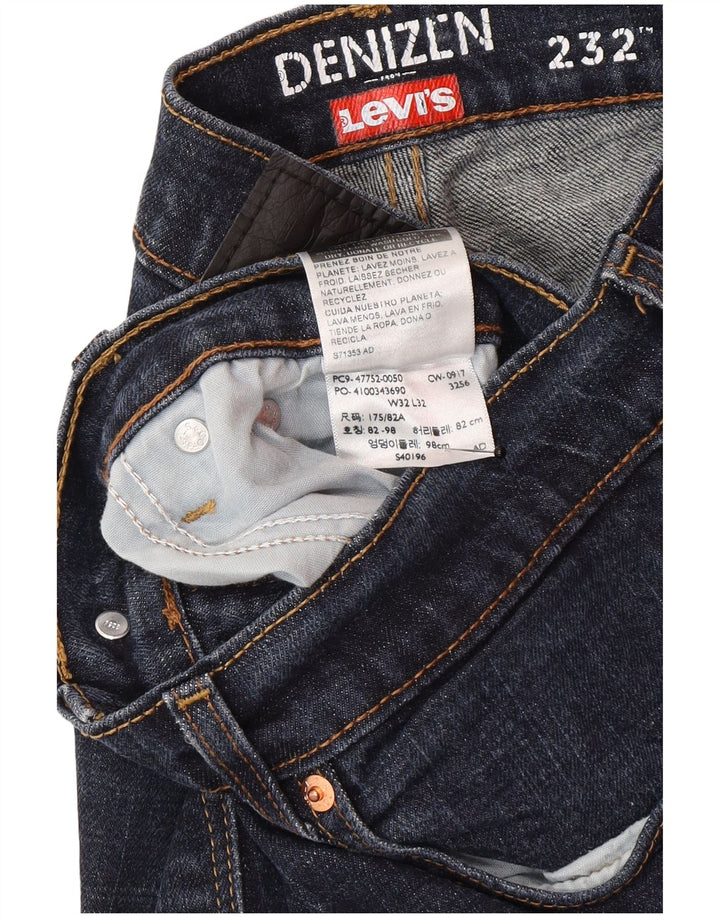 Męskie jeansy Levi's Denizen Slim Straight W32 L32 Granatowa bawełna