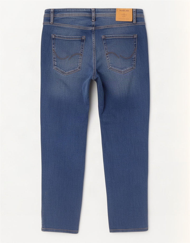 Męskie dżinsy Jack & Jones Tim Straight W33 L27 Niebieskie bawełniane
