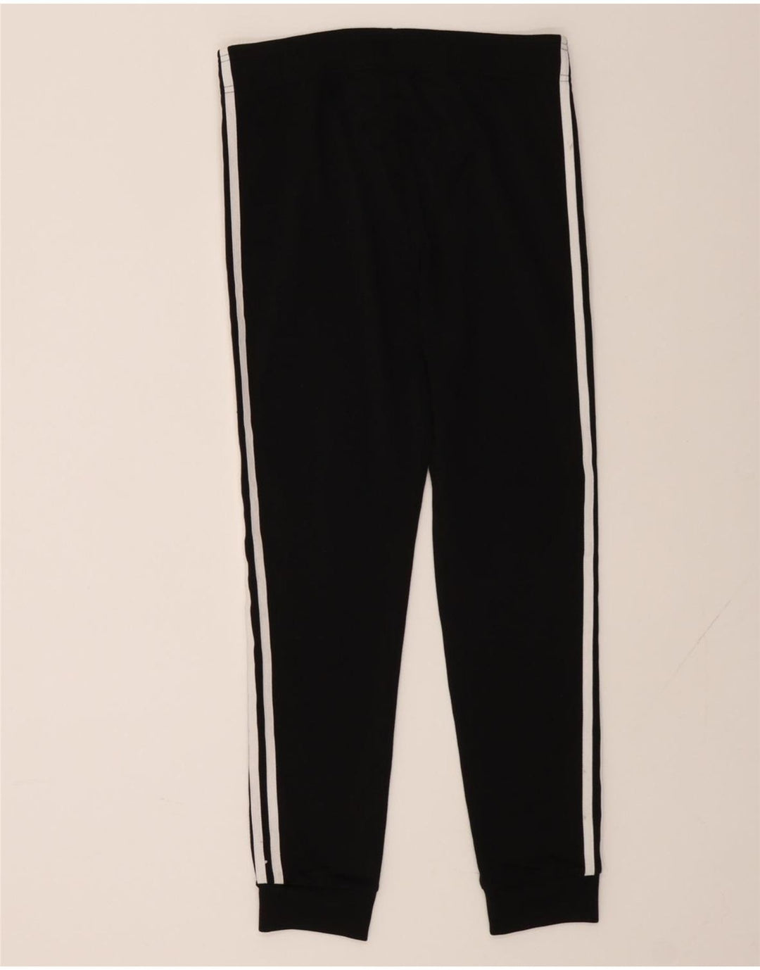 ADIDAS Womens Tracksuit Trousers Joggers UK 14 Medium  Black Polyester Vintage Adidas and Second-Hand Adidas from Messina Hembry 