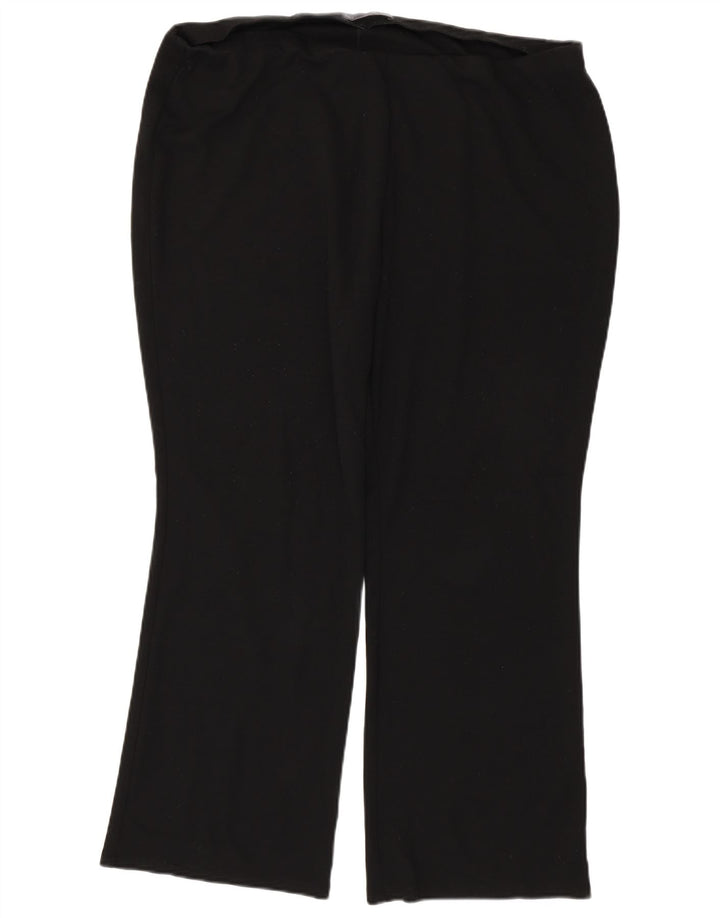 Damskie spodnie dresowe Marks & Spencer UK 20 2XL, czarne, poliestrowe