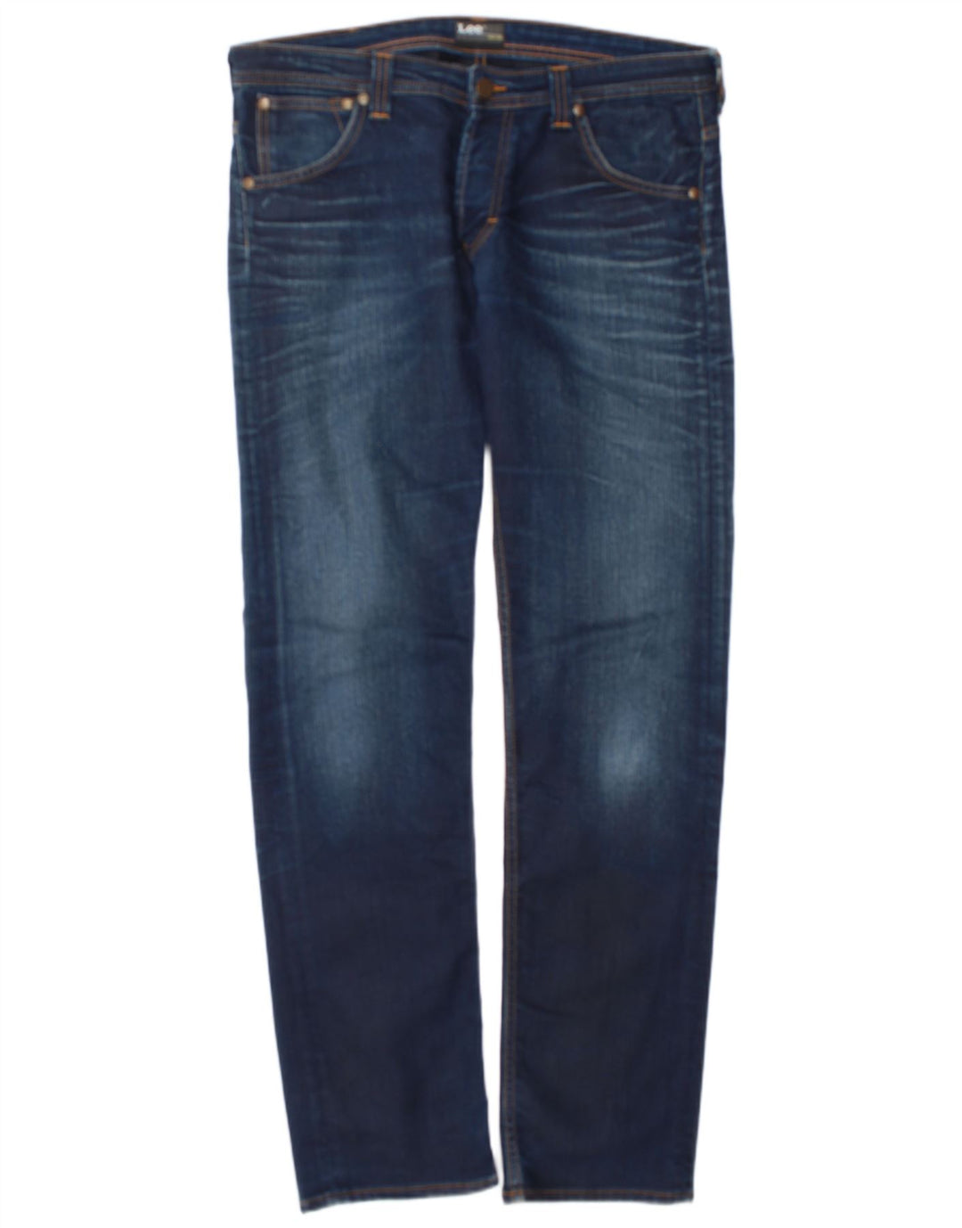 Męskie jeansy Lee Powell Slim W36 L34 Granatowa bawełna