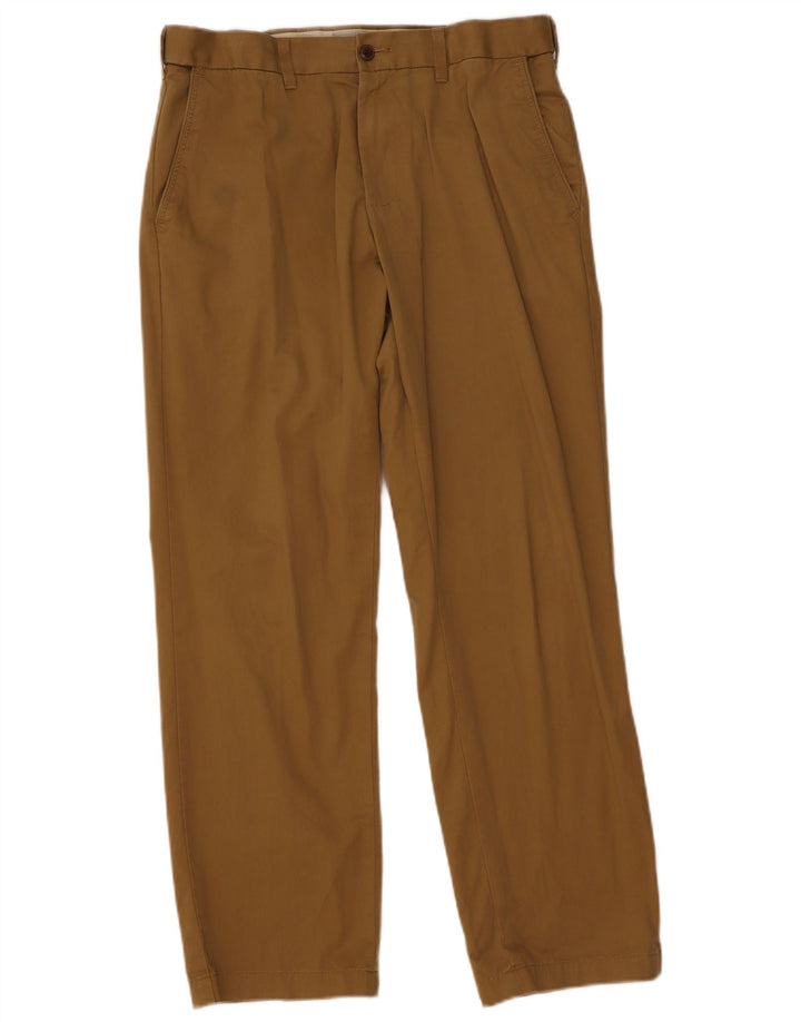 Męskie spodnie typu chino Regular Marks & Spencer W34 L31, bawełna khaki