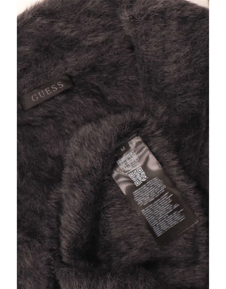 Sweter damski Guess z golfem UK 10, mały, szary poliamid