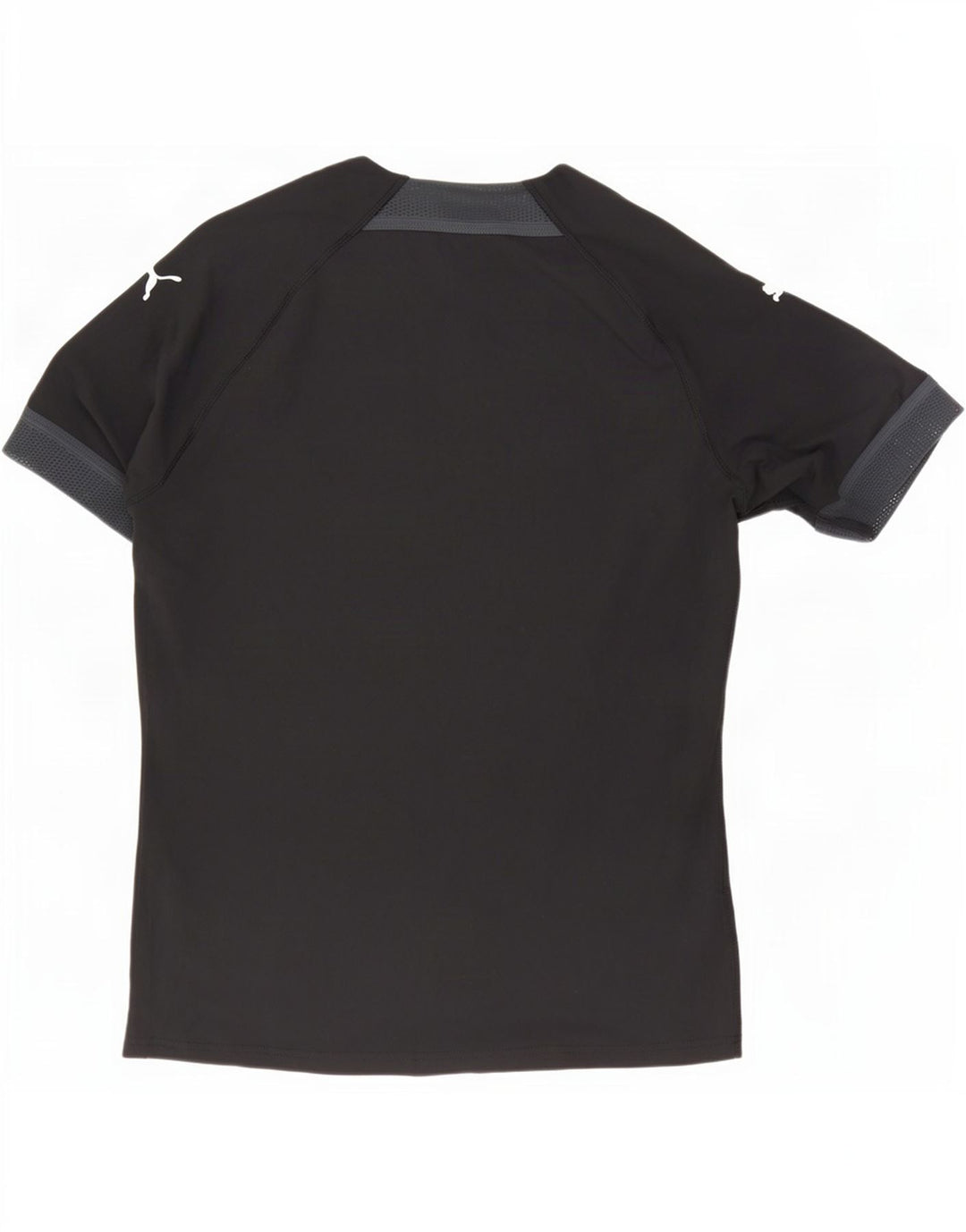 T-shirt męski Puma Top, średni czarny poliester z blokami kolorów