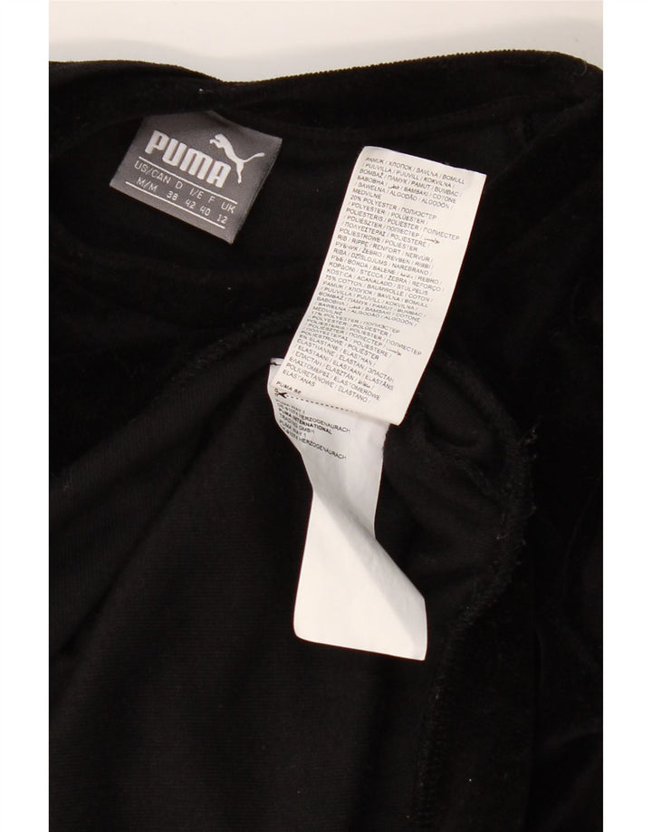 Damski sweter oversize z grafiką PUMA UK 12, średni czarny, bawełniany