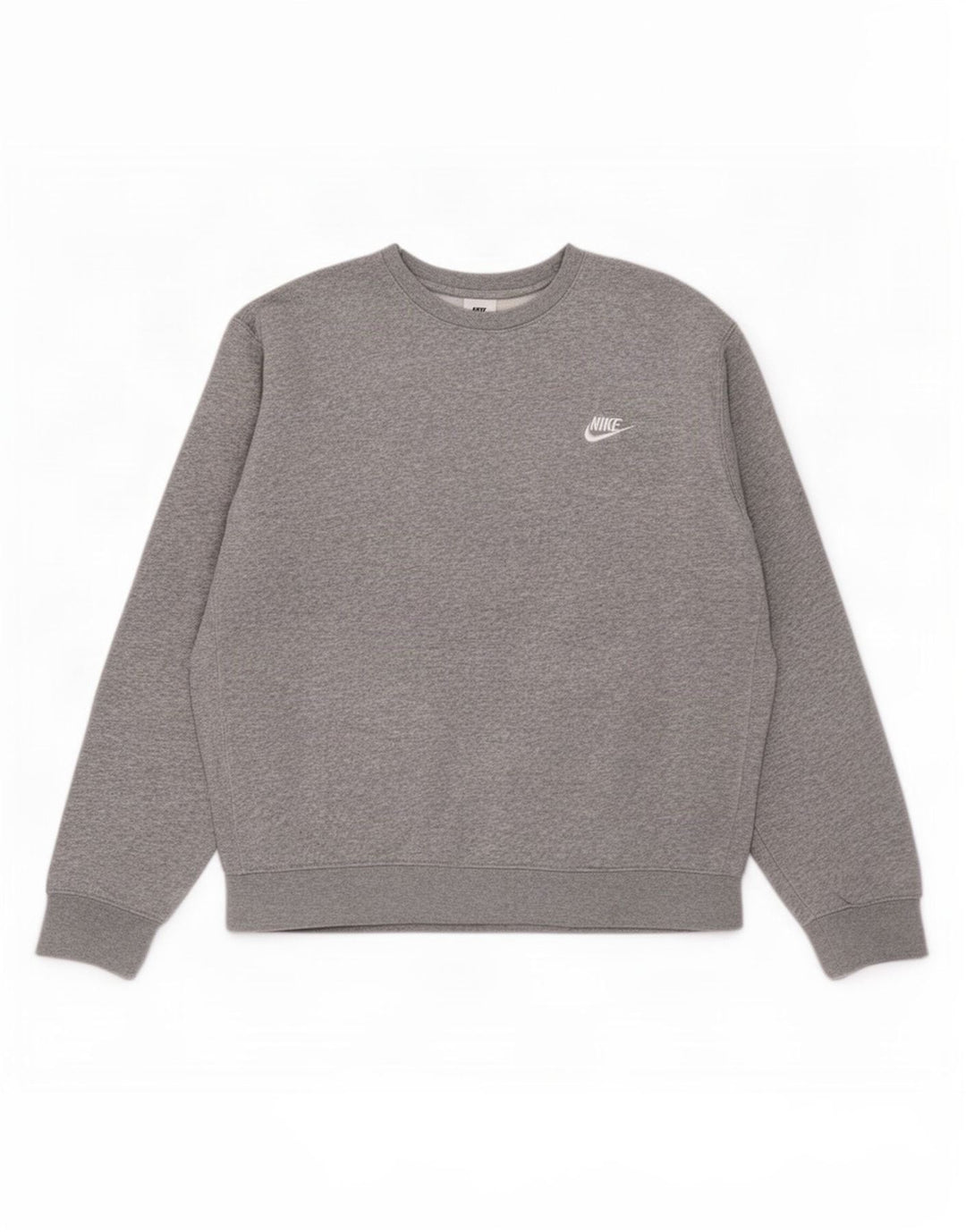 Męska bluza dresowa Nike, średnia, szara, bawełniana nakrapiana