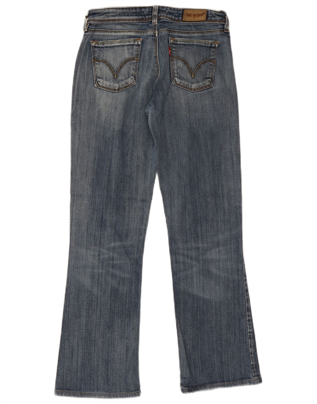 Damskie jeansy Levi's 572 Bootcut W30 L29 Niebieskie bawełniane