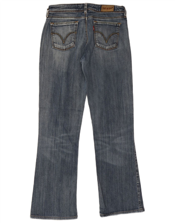 Damskie jeansy Levi's 572 Bootcut W30 L29 Niebieskie bawełniane
