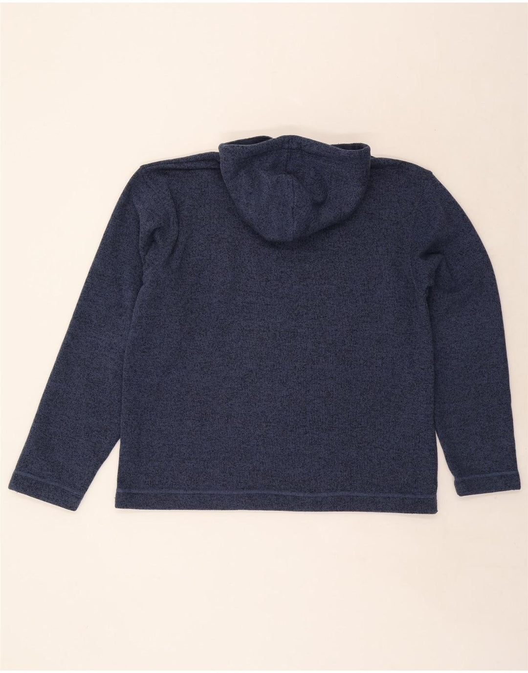 Męski sweter z kapturem Weird Fish XL, granatowy, nakrapiany poliester