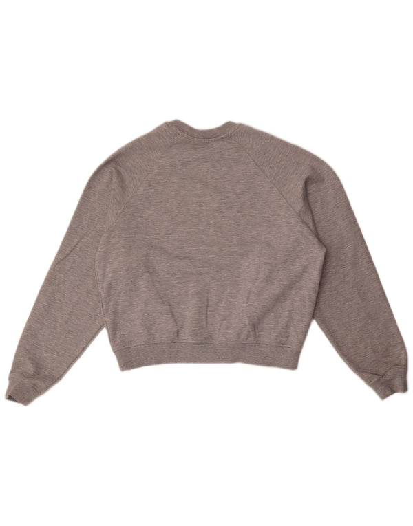 Damski sweter oversize Zara UK 14, średnioszary, bawełniany