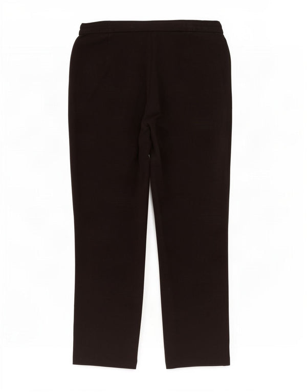 Marks & Spencer Damskie proste spodnie codzienne UK 12 Medium W34 L30 Czarne