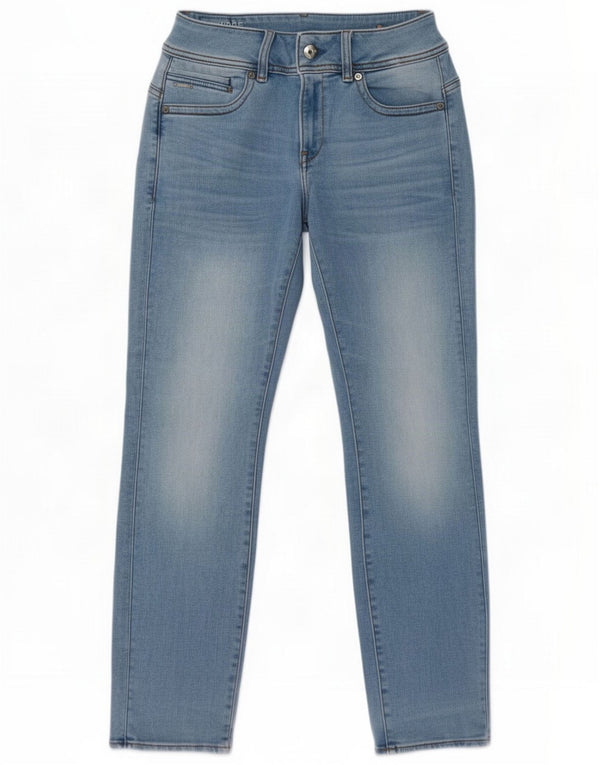 G-Star Womens Midge Saddle Straight Jeans W30 L30 Blue Cotton