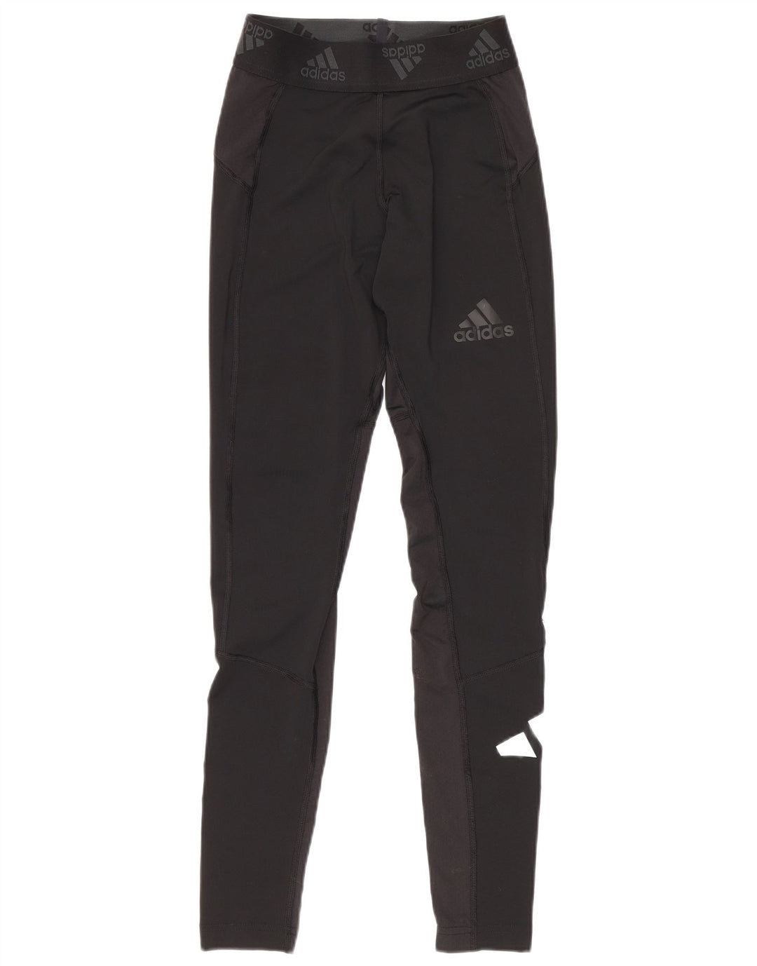 Damskie legginsy Adidas Graphic UK 10, małe, czarne, poliestrowe