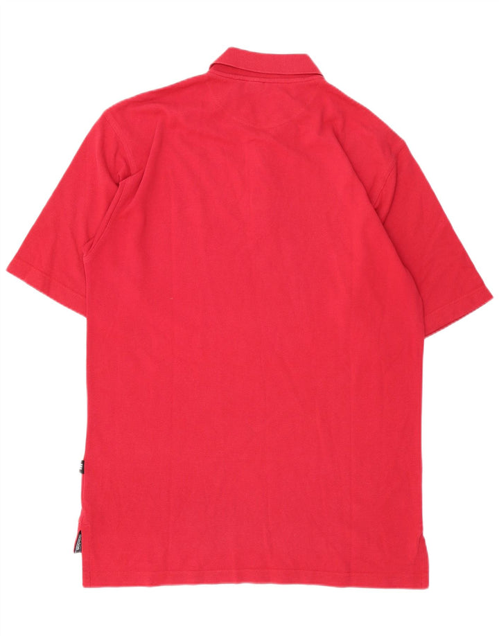 Męska koszulka polo Adidas UK 40/42 Średnia Czerwona