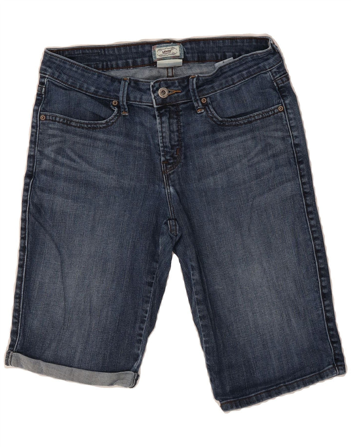 LEVI'S Womens Denim Shorts US 6 Medium W28  Navy Blue Cotton Vintage Levi's and Second-Hand Levi's from Messina Hembry 