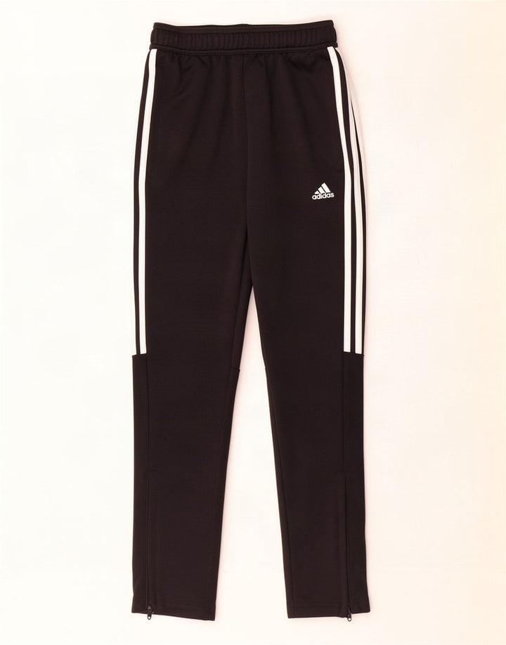 Chłopięce spodnie dresowe Adidas 11-12 lat, czarny poliester