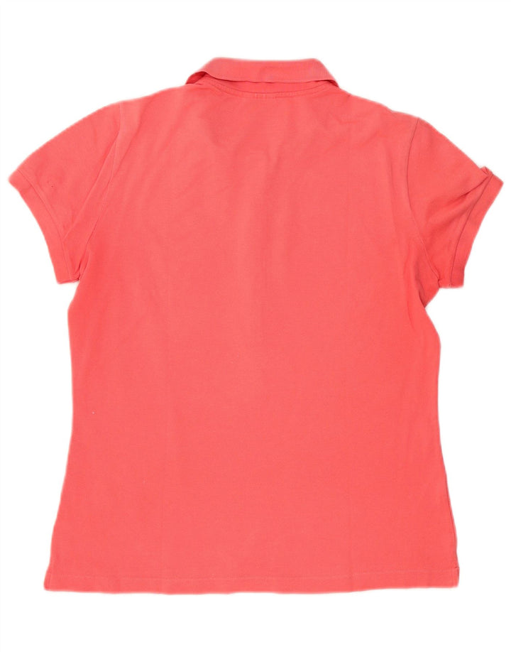 Damska koszulka polo Lacoste, rozmiar 46 XL, różowa, bawełniana