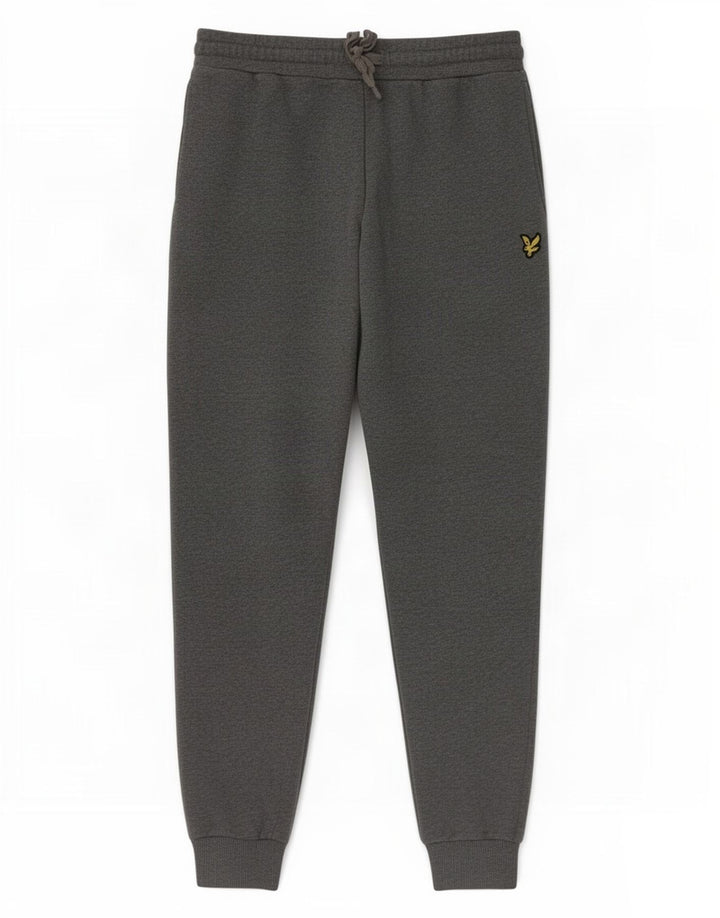 Męskie spodnie dresowe Lyle & Scott Joggers, średnioszare, bawełniane