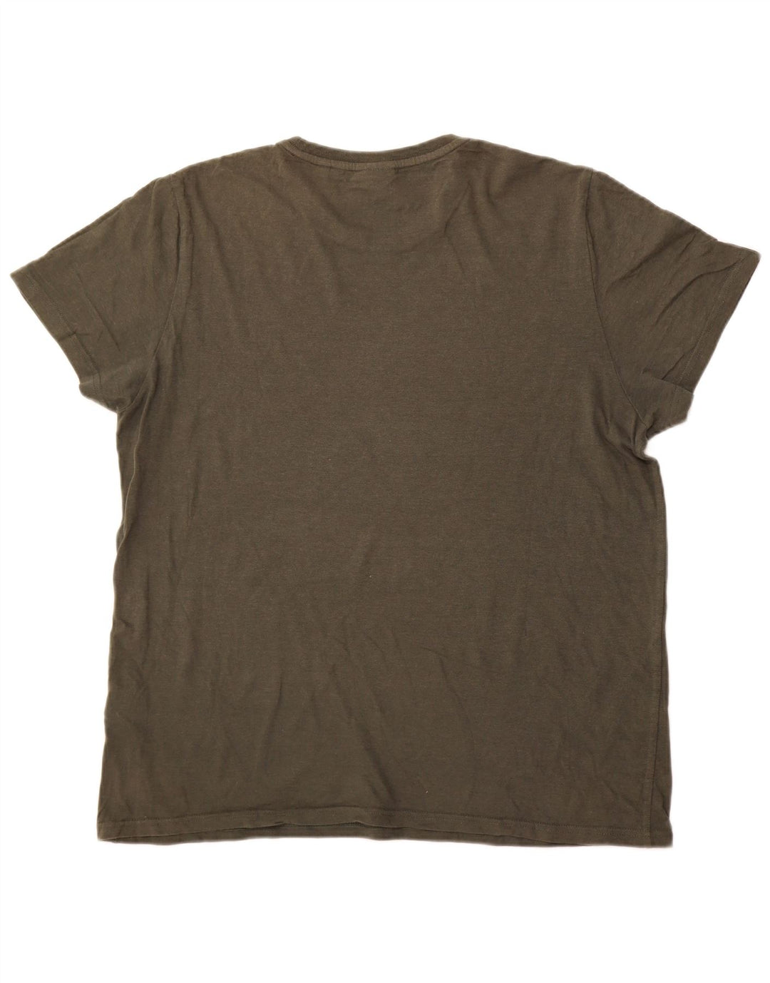 Męski T-shirt z grafiką Superdry, bawełniany khaki, 3XL