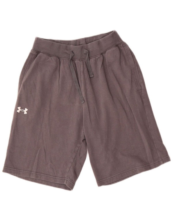 Męskie spodenki sportowe Under Armour o luźnym kroju, średnioszare, bawełniane