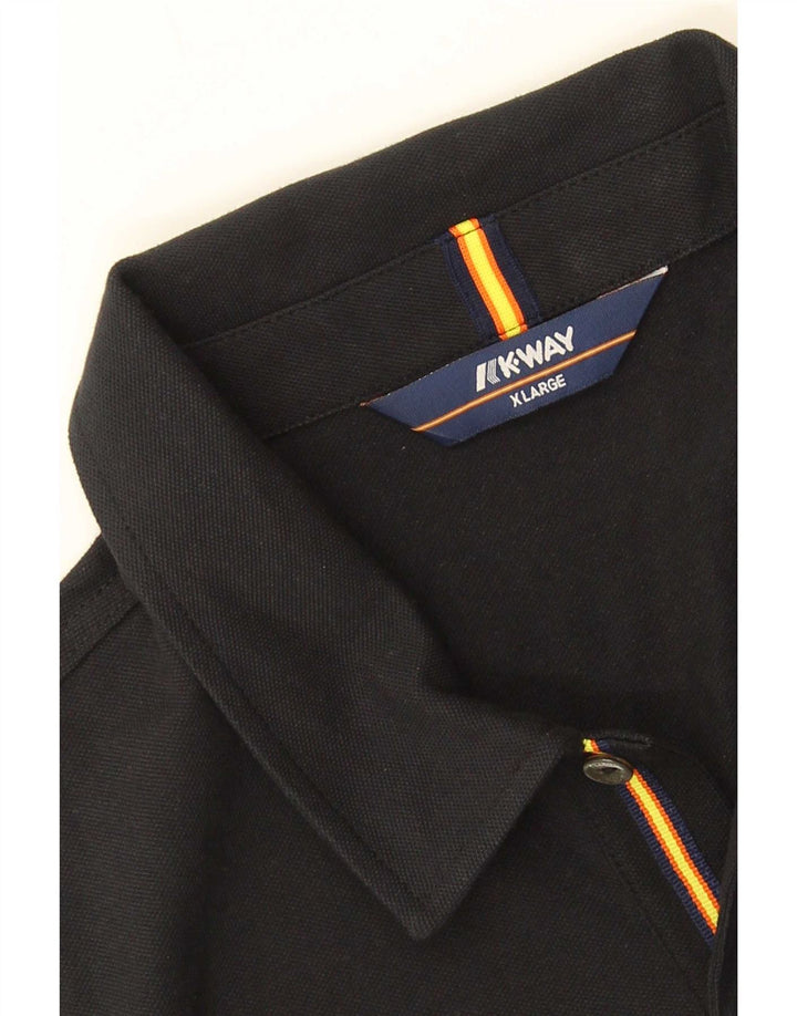 Męska koszulka polo K-Way XL w kolorze czarnym