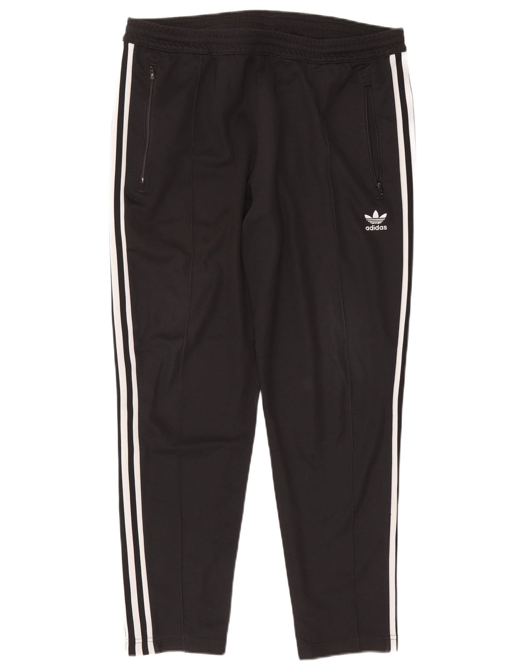 Męskie spodnie dresowe Adidas, duże, czarne, bawełniane