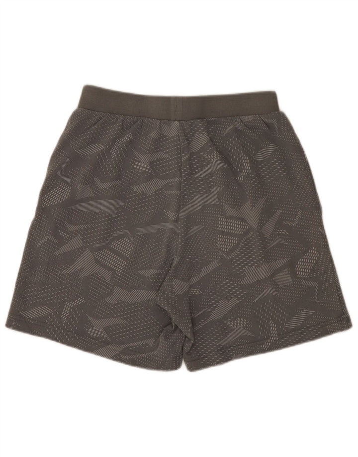 Męskie spodenki sportowe Adidas, średnioszare, geometryczne, bawełniane