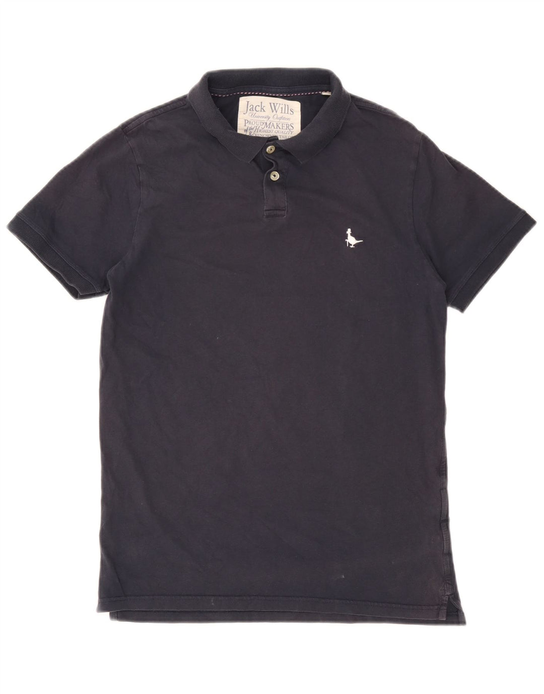 Męska koszulka polo Jack Wills, mała, granatowa, bawełniana