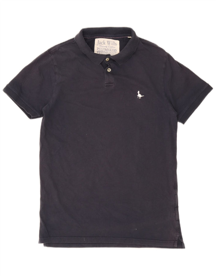 Męska koszulka polo Jack Wills, mała, granatowa, bawełniana
