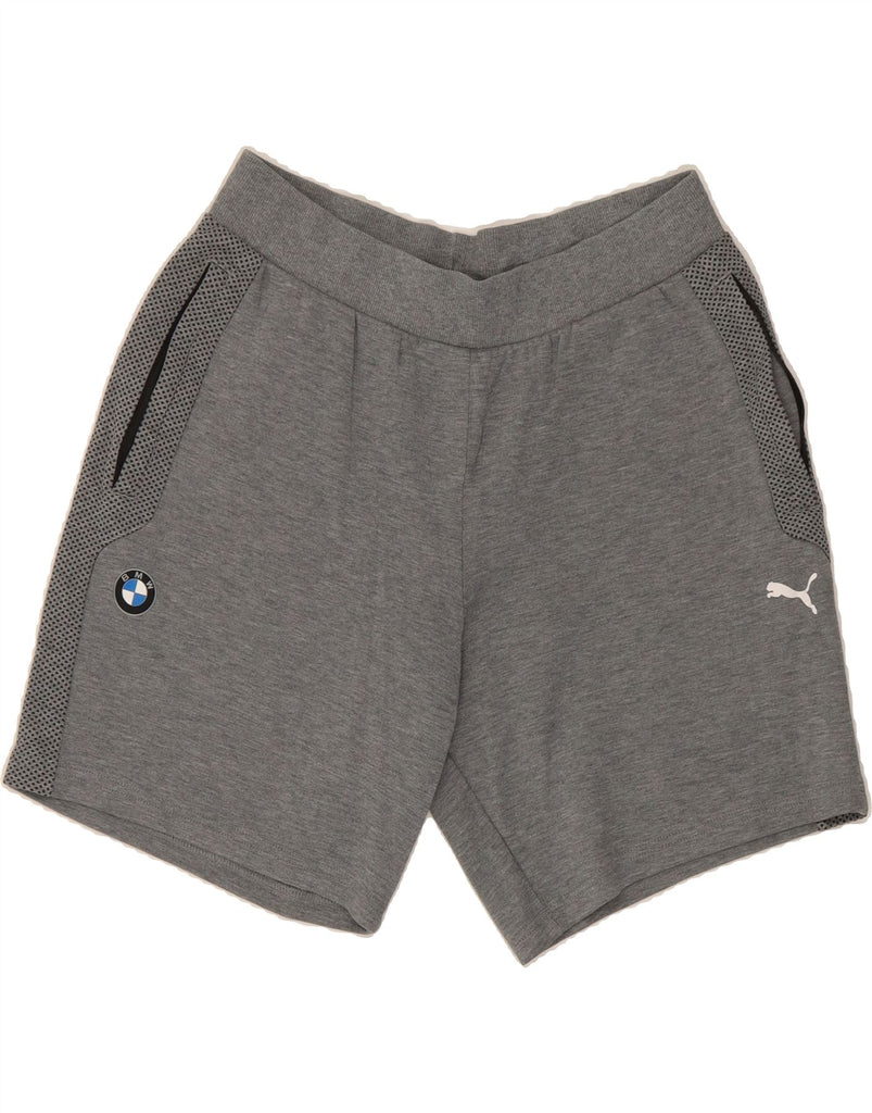 PUMA Mens BMW Motorsport Graphic Sport Shorts Large  Grey Spotted Cotton Vintage Puma and Second-Hand Puma from Messina Hembry 