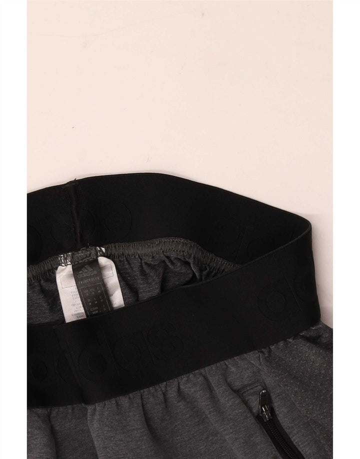 Męskie spodenki sportowe Adidas Graphic, średnioszare, bawełniane z blokami kolorów