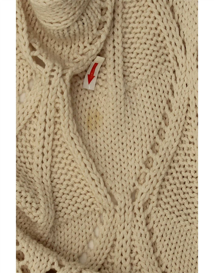 Sweter damski Zara UK 14, średni beż, bawełna