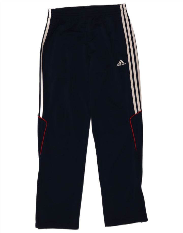 Męskie spodnie dresowe Adidas UK 36/38 Mały granatowy poliester
