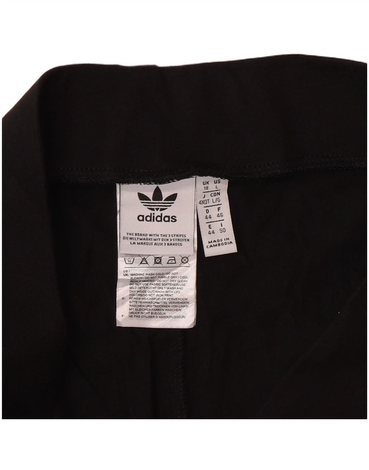 Damskie spodenki sportowe ADIDAS Graphic UK 18 XL, czarne, bawełniane