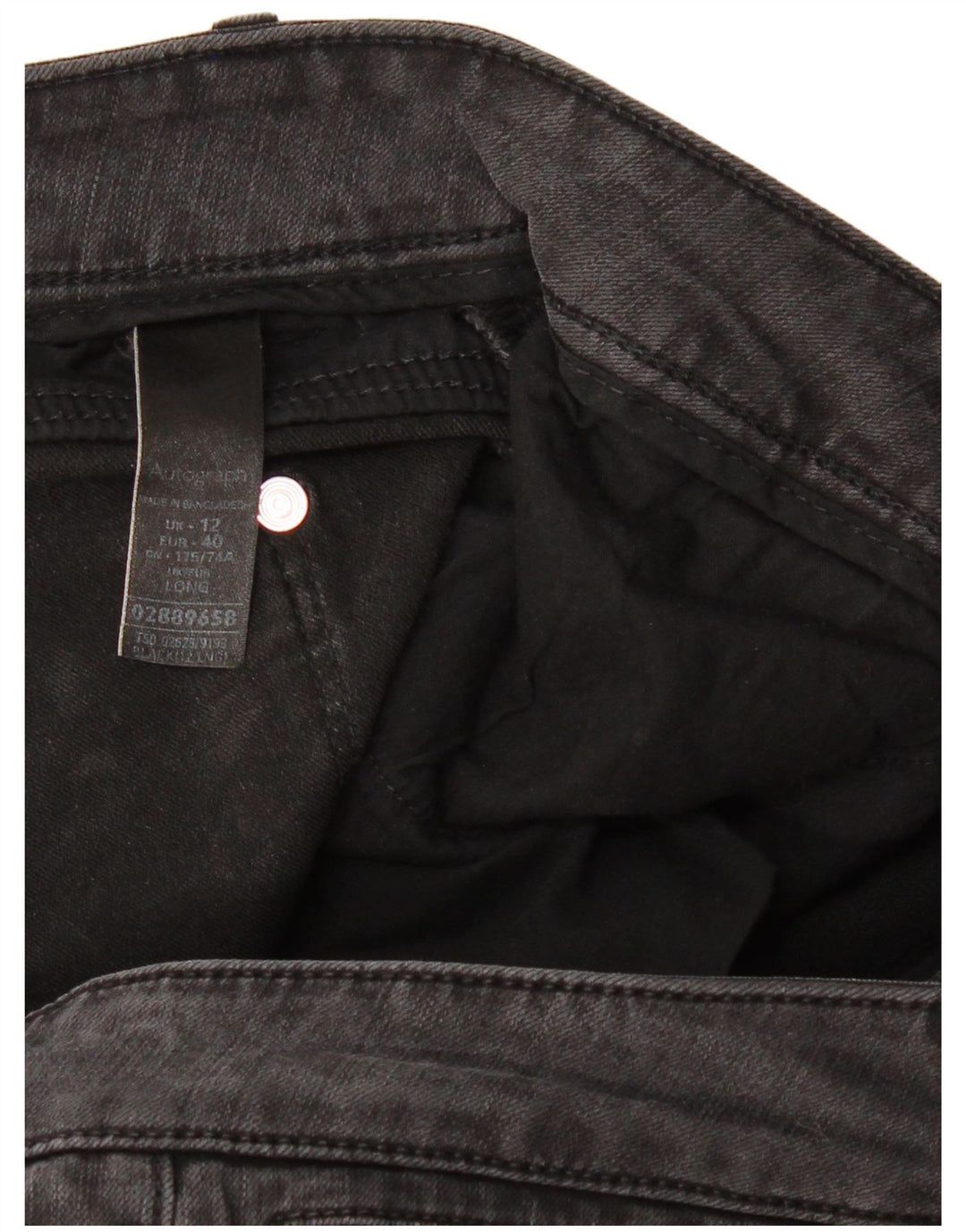 Marks & Spencer Damskie Skinny Jeans UK 12 Medium W32 L30 Czarne