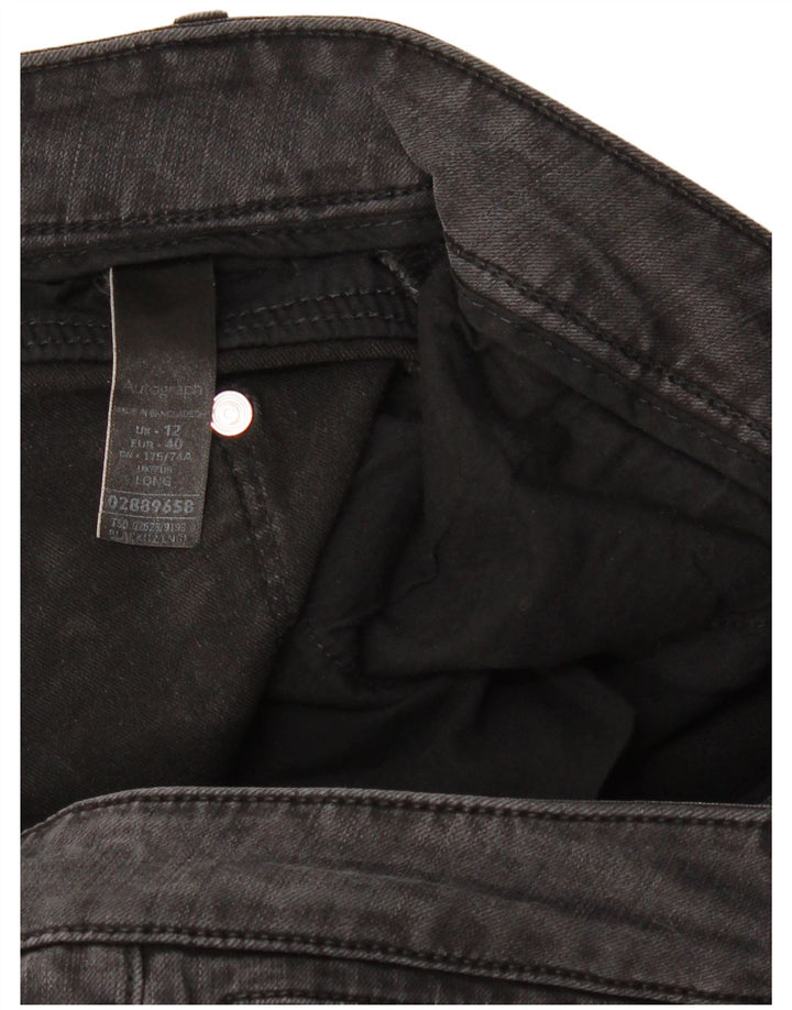 Marks & Spencer Damskie Skinny Jeans UK 12 Medium W32 L30 Czarne