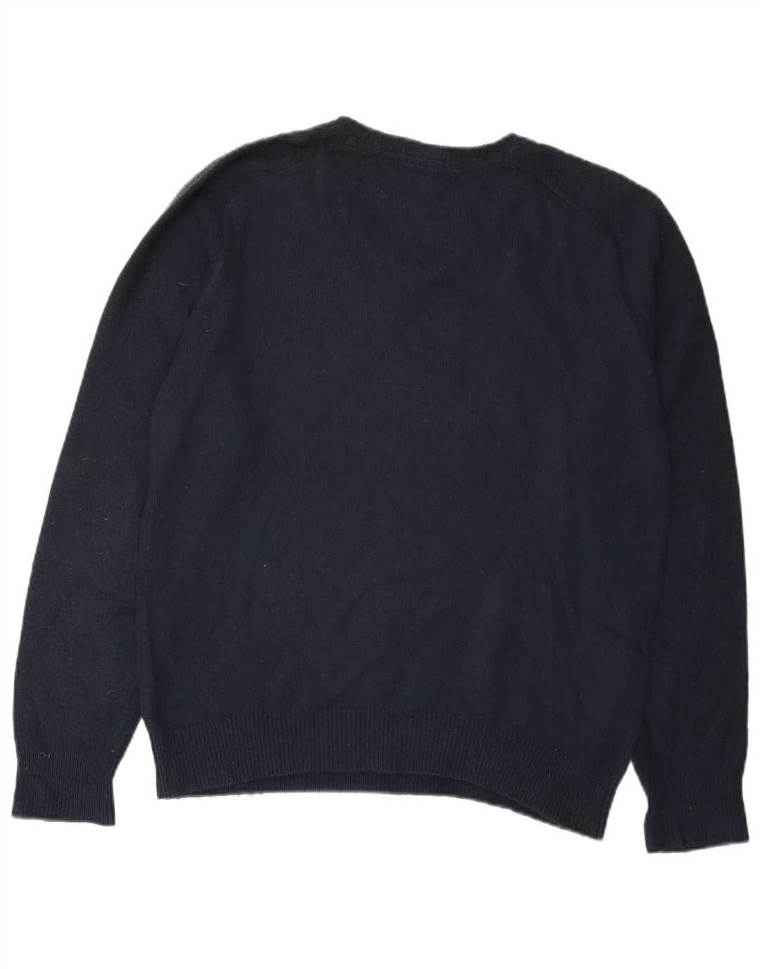 Męski sweter Timberland o regularnym kroju z dekoltem w kształcie litery V, mały, granatowy