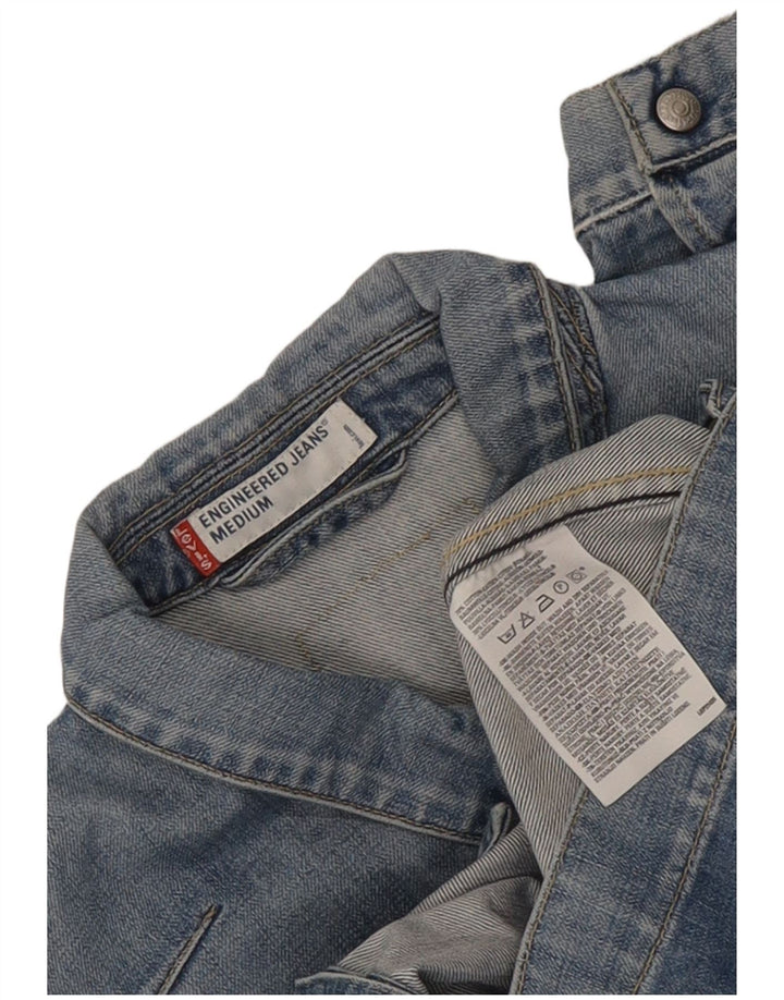 Kurtka damska Levi's Engineered Denim UK 14, średnia niebieska, bawełniana