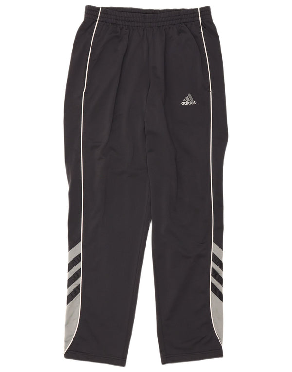 Męskie spodnie dresowe Adidas UK 40/42 Średni czarny poliester z blokami kolorów